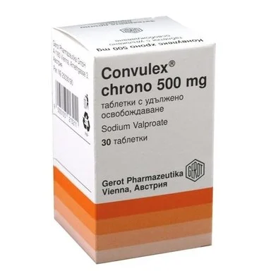 КОНВУЛЕКС ХРОНО ТАБЛ. 500МГ Х 30 | CONVULEX CHRONO tab. 500MG X 30