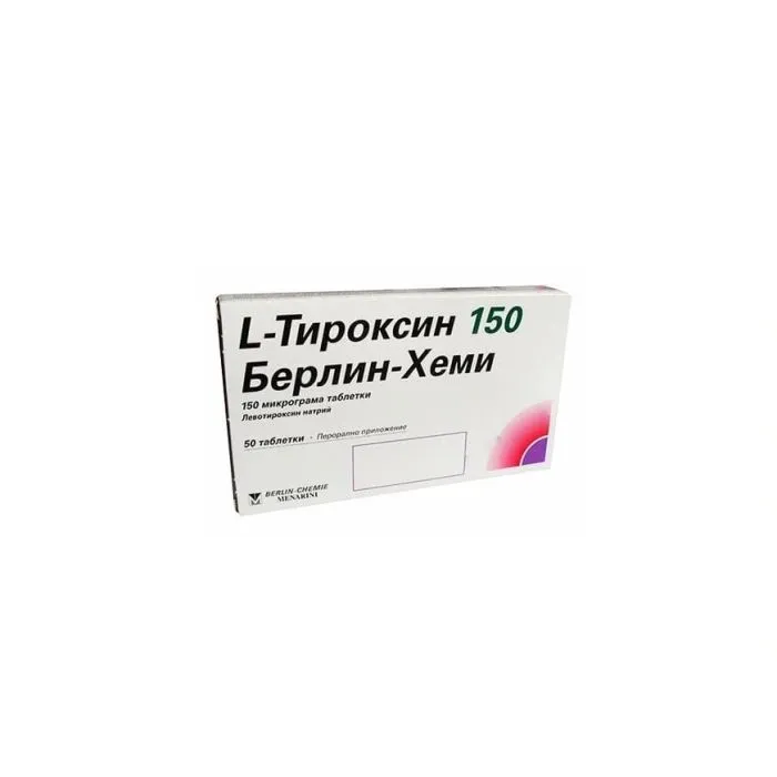 Л-ТИРОКСИН 150МКГ БЕРЛИН-ХЕМИ ТАБЛ. Х 50 | L-THYROXIN 150MG BERLIN-CHEMI tab. X 50