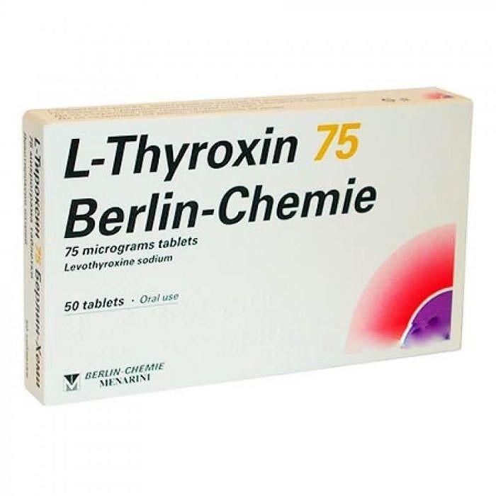 Л-ТИРОКСИН 75МКГ БЕРЛИН-ХЕМИ ТАБЛ. Х 50 | L-THYROXIN 75MG BERLIN-CHEMI tab. X 50