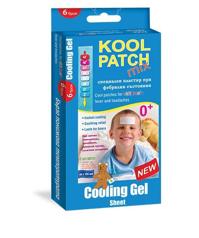 ЛЕПЕНКА ЗА ТЕМПЕРАТУРА КУУЛ ПАЧ АРОМАТНИ Х 6 | COOL PATCH SCENTED TEMPERATURE PATCH X 6