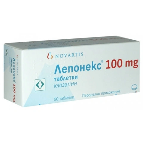ЛЕПОНЕКС ТАБЛ. 100МГ Х 50 | LEPONEX tab. 100MG X 50