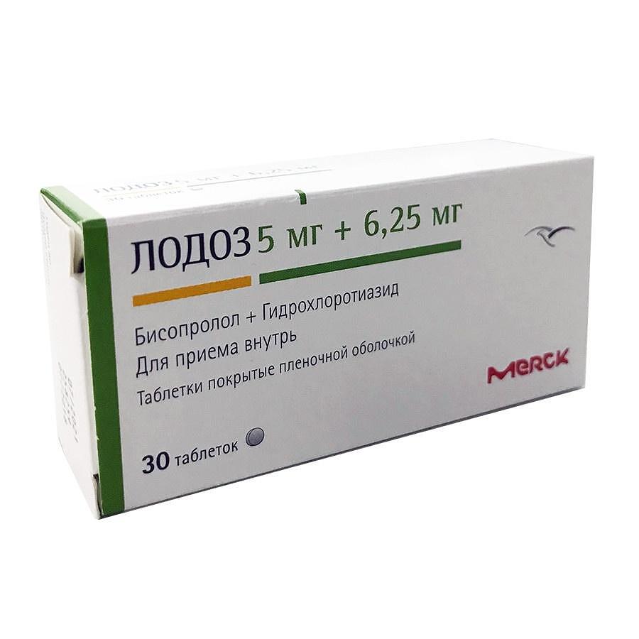 ЛОДОЗ ТАБЛ.5/6.25МГ Х 30 | LODOZ tab.5/6.25 MG X 30