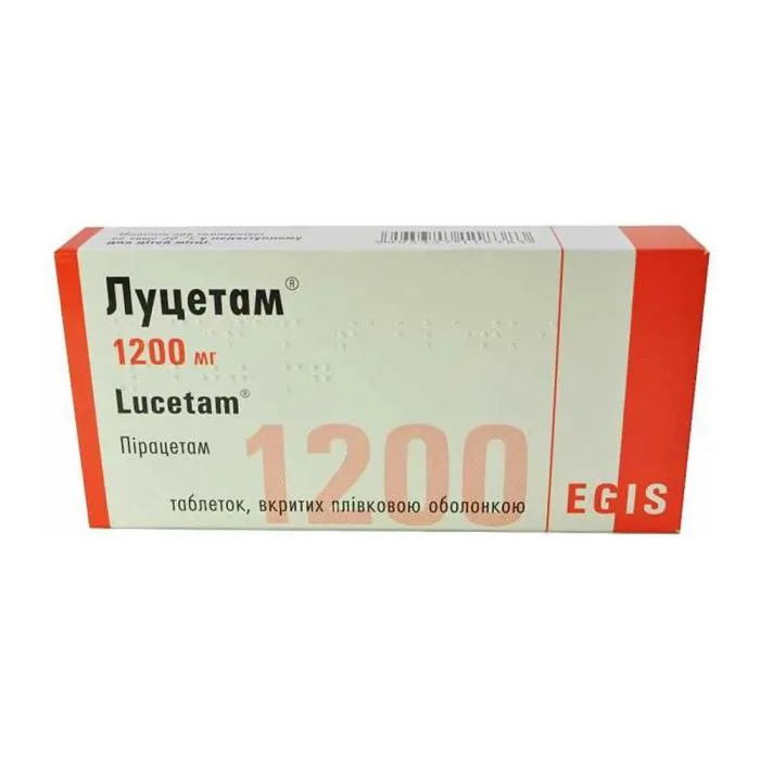 ЛУЦЕТАМ 1200МГ ТАБЛ. Х 60 | LUCETAM 1200MG tab. X 60
