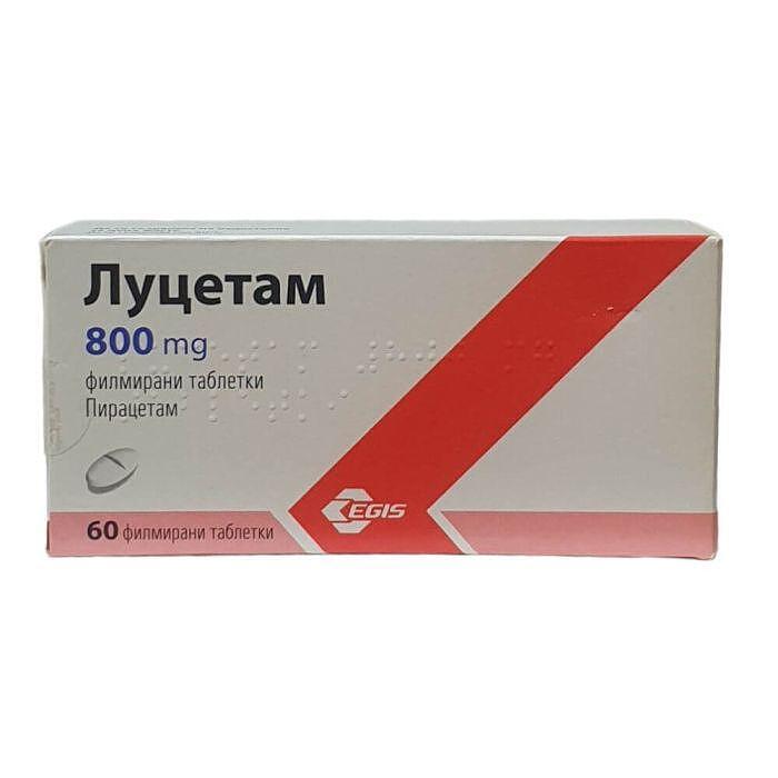 ЛУЦЕТАМ 800МГ ТАБЛ. Х 60 | LUCETAM 800MG tab. X 60