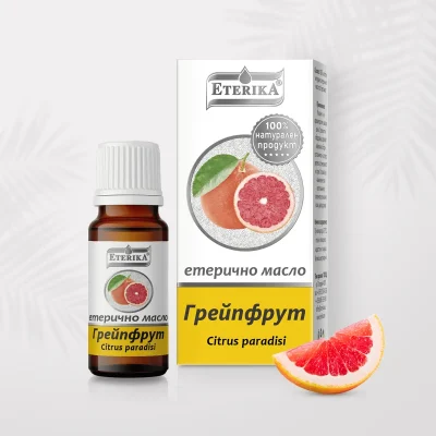МАСЛО ОТ ГРЕЙПФРУТ 10МЛ ЕТЕРИКА | GRAPEFRUIT OIL 10ML ETERICA