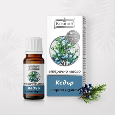 МАСЛО ОТ КЕДЪР 10МЛ ЕТЕРИКА | CEDAR OIL 10ML ETERICA