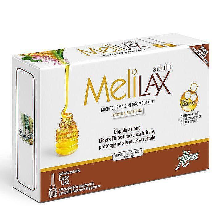 МЕЛИЛАКС МИКРОКЛИЗМА ЗА ВЪЗРАСТНИ 10ГР Х6 АБОКА | MELILAX MICROCLYSMA FOR ADULTS 10G X6 ABOCA