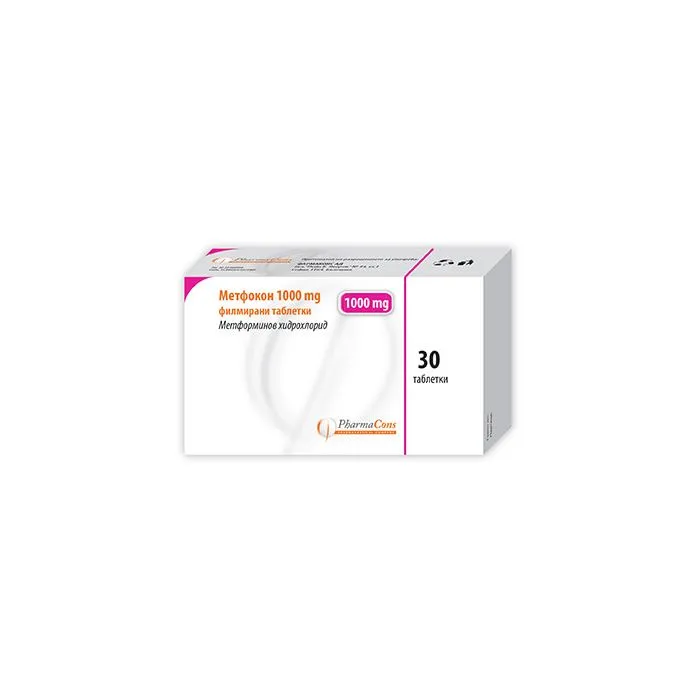 МЕТФОКОН ТАБЛ. 1000МГ Х 30 | METFOCON tab. 1000MG X 30