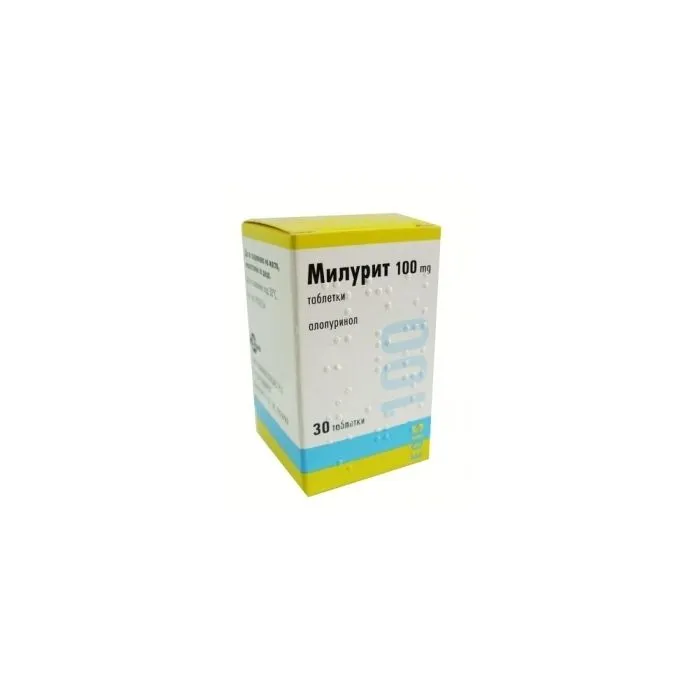 МИЛУРИТ ТАБЛ. 100МГ Х 30 | MILURIT tab. 100MG X 30