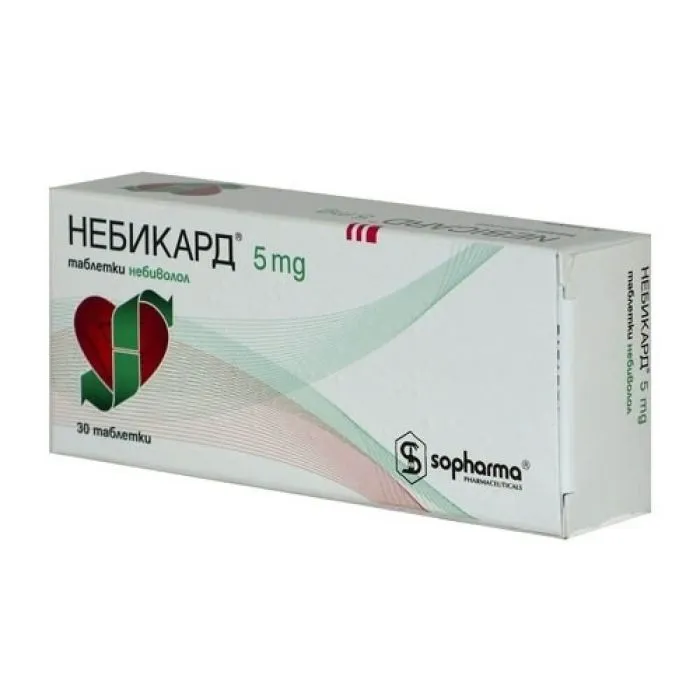 НЕБИКАРД ТАБЛ. 5МГ Х 30 | NEBICARD tab. 5 MG X 30