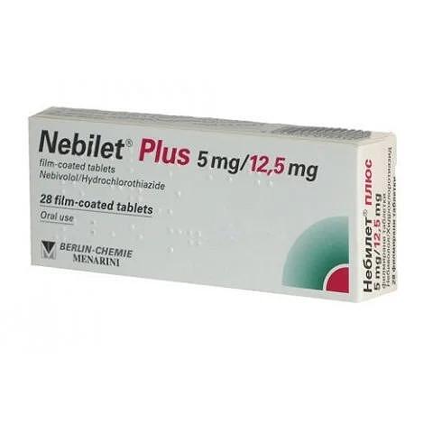 НЕБИЛЕТ PLUS ТАБЛ. 5МГ/12.5МГ Х 28 | NEBILET PLUS tab. 5MG/12.5MG X 28