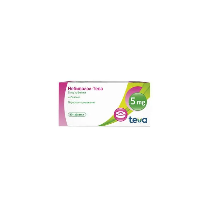 НЕБИВОЛОЛ ТЕВА ТАБЛ. 5МГ Х 30 | NEBIVOLOL TEVA tab. 5 MG X 30
