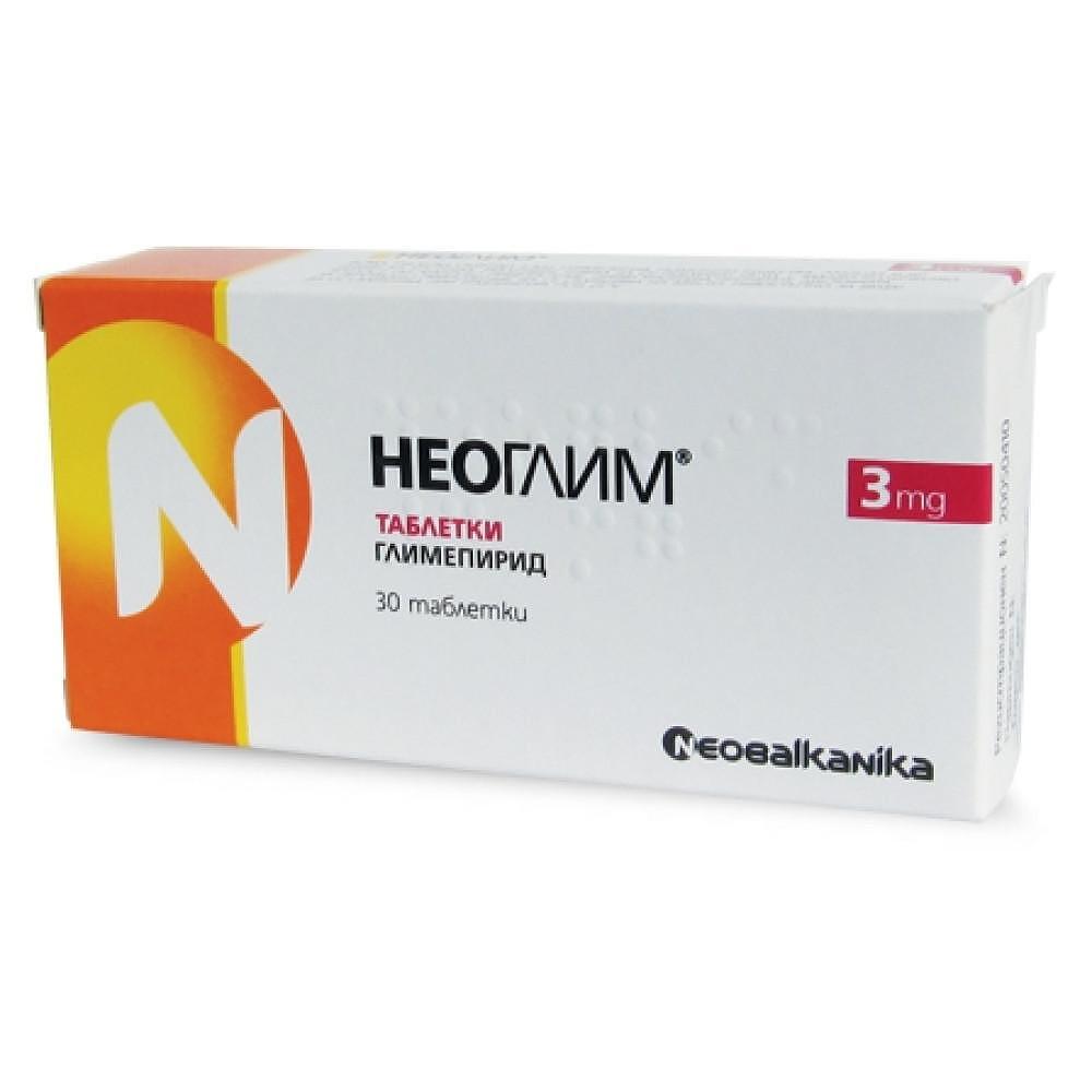 НЕОГЛИМ ТАБЛ.3МГ Х 30 | NEOGLIM tab. 3MG X 30