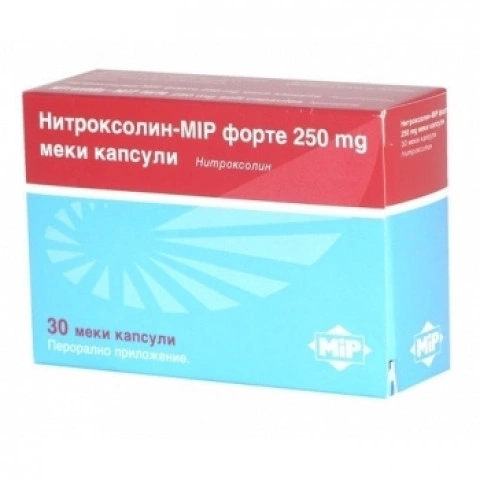 НИТРОКСОЛИН-МИП ФОРТЕ 250МГ Х 30 КАПС. | NITROXOLINE-MIP FORTE 250MG X 30 CAPS.