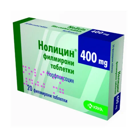 НОЛИЦИН ТАБЛ. 400МГ Х 20 | NOLICIN tab. 400MG X 20