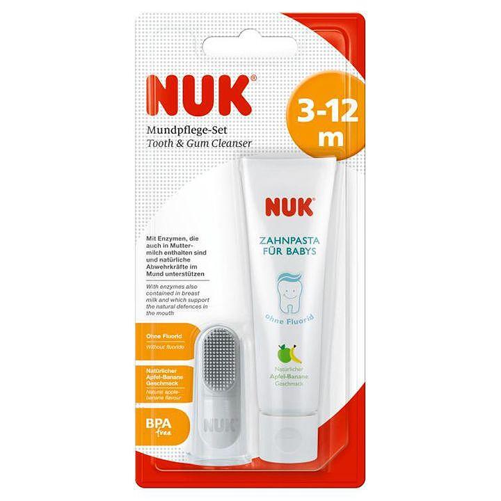 НУК ПРЪСТЧЕ ЗА МАСАЖ И ПАСТА ЗА ЗЪБИ | NUK MASSAGE FINGER AND TOOTHPASTE
