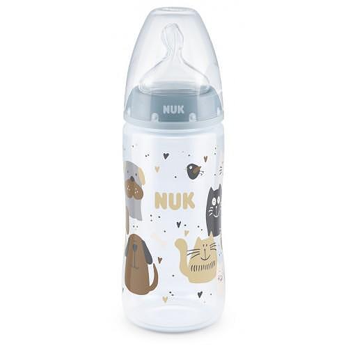 НУК ШИШЕ 300МЛ 6-18М СИЛИКОН | NUK BOTTLE 300ML 6-18M SILICONE