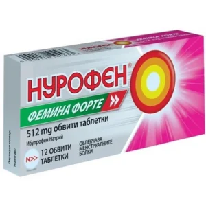 НУРОФЕН ФЕМИНА ФОРТЕ ТАБЛ. 512МГ Х 12 | NUROFEN FEMINA FORTE tab. 512MG X 12