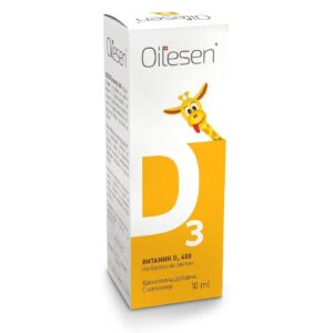Ойлесен Витамин D3 400IU капки 10 мл | Oily Vitamin D3 400IU drops 10 ml