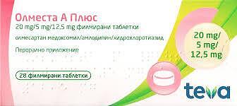 ОЛМЕСТА А ПЛЮС ТАБЛ. 20МГ/5МГ/12