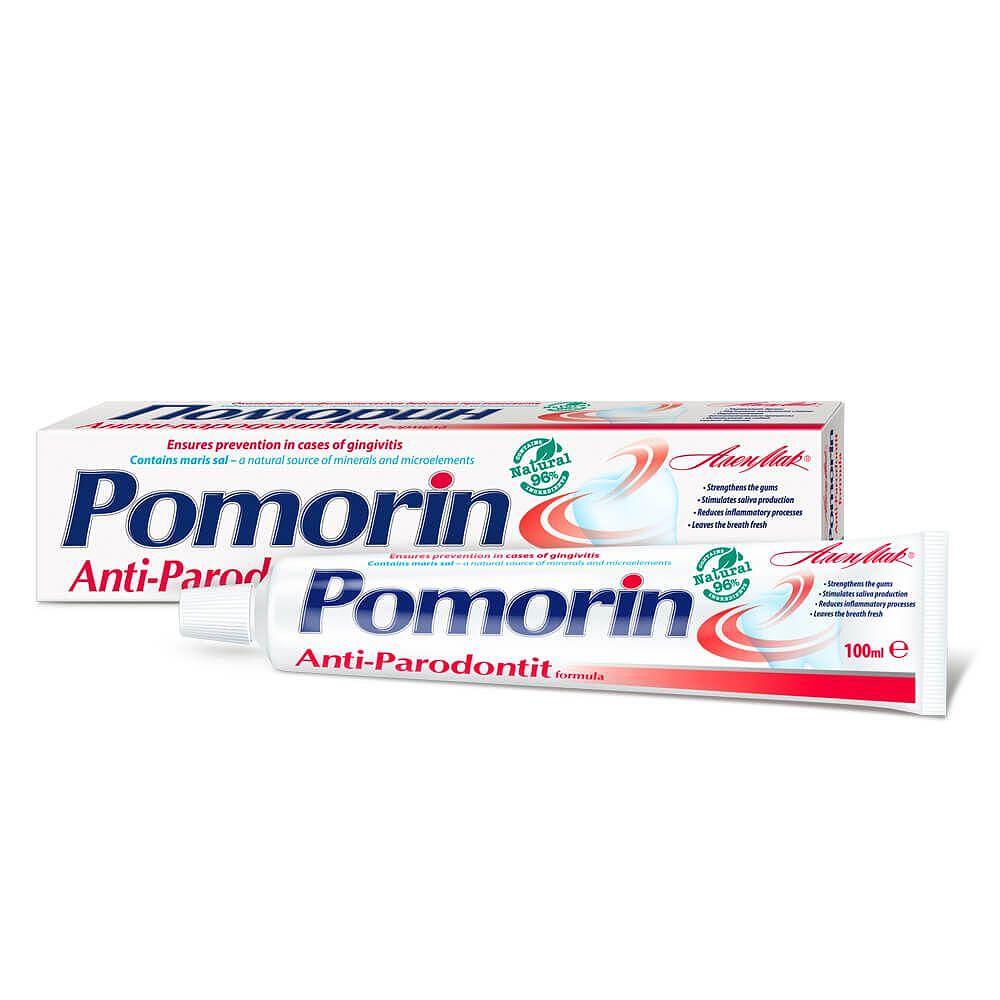 ПОМОРИН ПАСТА ЗА ЗЪБИ АНТИ ПАРОДОНТИТ 100МЛ | POMORIN ANTI PERIODONTITIS TOOTHPASTE 100ML