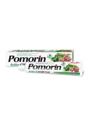 ПОМОРИН ПАСТА ЗА ЗЪБИ С АКТИВЕН ВЪГЛЕН И ЛУГА 100МЛ. | POMORIN TOOTHPASTE WITH ACTIVATED CARBON AND LYE 100ML.