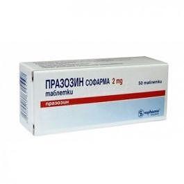 ПРАЗОЗИН ТАБЛ. 2МГ Х 50 | PRAZOSIN tab. 2 MG X 50