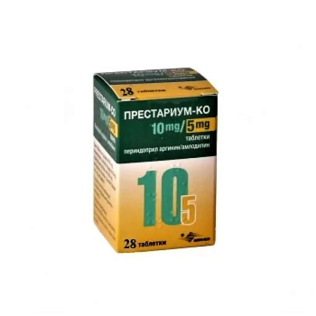 ПРЕСТАРИУМ-КО ТАБЛ. 10МГ/5МГ Х 28 | PRESTARIUM-CO tab. 10MG/5MG X 28