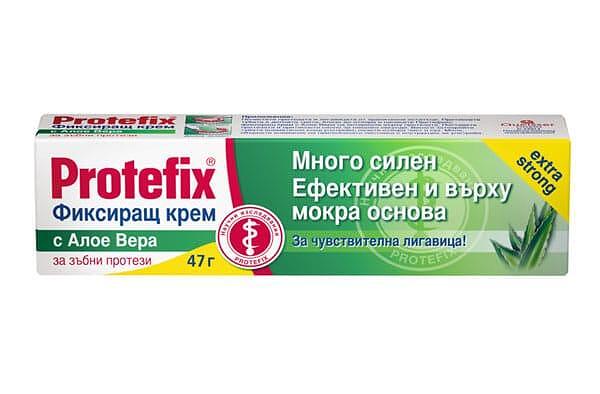 ПРОТЕФИКС ФИКС. КРЕМ С АЛОЕ ВЕРА 47Г | PROTEFIX FIX. ALOE VERA CREAM 47G