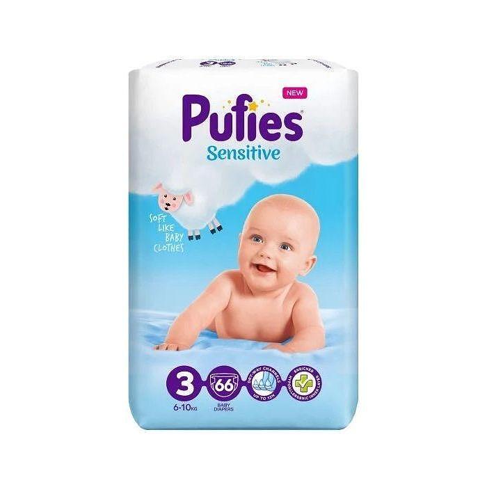 PUFIES (MP) Sensitive - 3 Midi 66 pcs | PUFIES (MP) Sensitive - 3 Midi 66 pcs