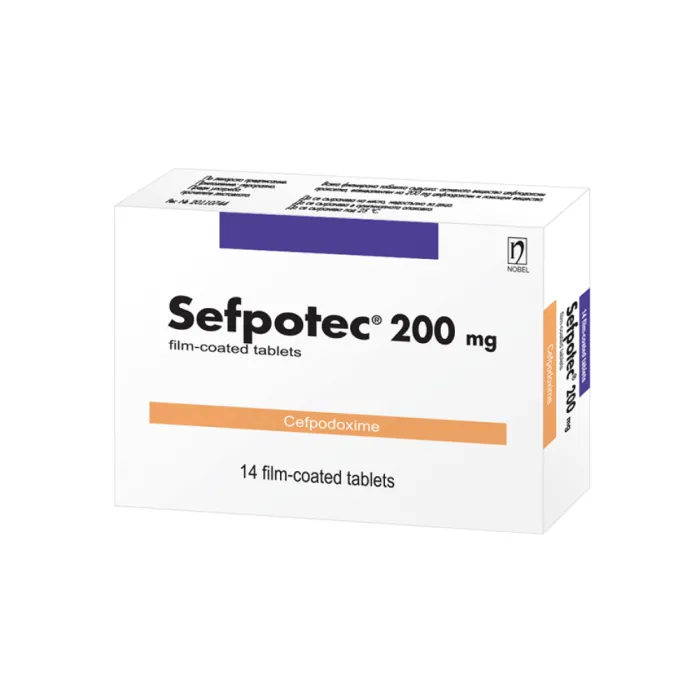 СЕФПОТЕК ТАБЛ. 200МГ Х 14 | SEFPOTEK tab. 200 MG X 14