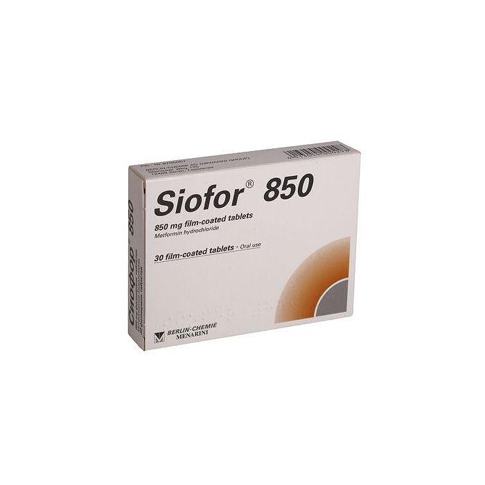 СИОФОР ТАБЛ. 850МГ Х 30 | SIOFOR tab. 850 MG X 30