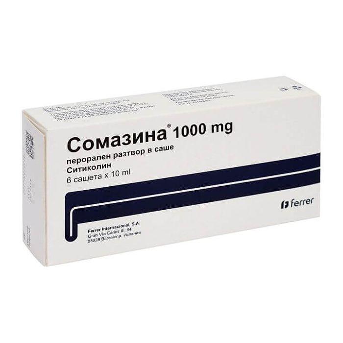 СОМАЗИНА САШЕ 1000МГ Х 6 | SOMASINA SACHET 1000MG X 6