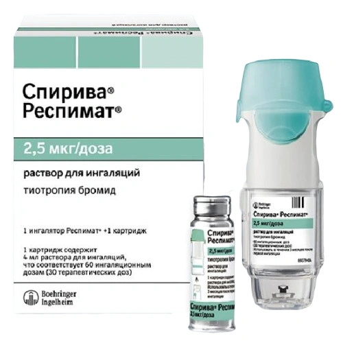 СПИРИВА РЕСПИМАТ 2.5МКГ ПЪЛНИТЕЛ | SPIRIVA RESPIMAT 2.5MG REFILL