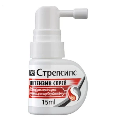 СТРЕПСИЛС ИНТЕНЗИВ СПРЕЙ 15МЛ | STREPSILS INTENSIVE SPRAY 15ML