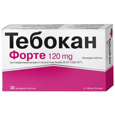 ТЕБОКАН ФОРТЕ ТАБЛ. 120МГ Х 30 | TEBOCAN FORTE tab. 120 MG X 30