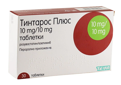 ТИНТАРОС ПЛЮС ТАБЛ. 10МГ/10МГ Х 30 | TINTAROS PLUS tab. 10MG/10MG X 30