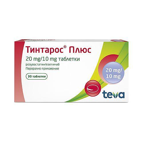 ТИНТАРОС ПЛЮС ТАБЛ. 20МГ/10МГ Х 30 | TINTAROS PLUS tab. 20MG/10MG X 30