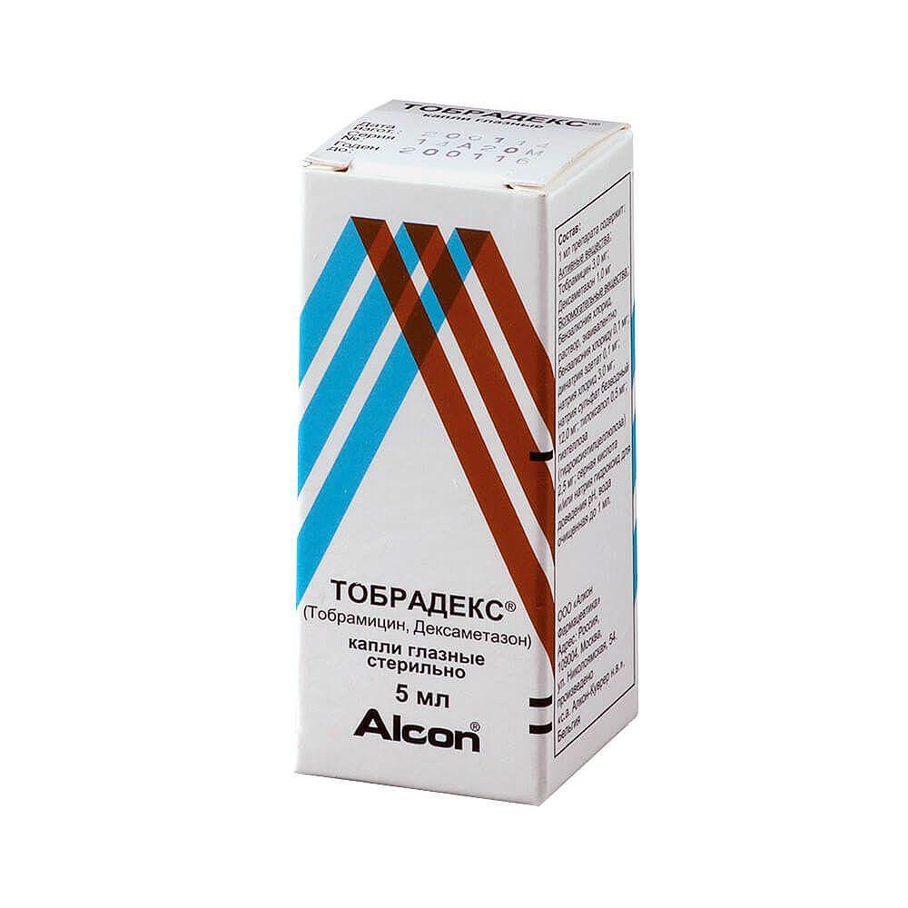 ТОБРАДЕКС КОЛИР 3МГ/1МГ/МЛ 5МЛ Х 1 | TOBRADEX COLOR 3MG/1MG/ML 5ML X 1