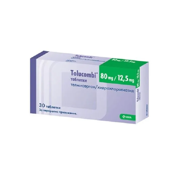 ТОЛУКОМБИ ТАБЛ.80МГ/12.5МГ Х 30 | TOLUCOMBI tab.80MG/12.5MG X 30