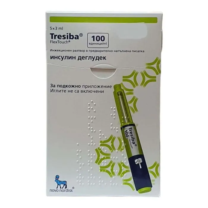 ТРЕСИБА 100IU/МЛ ИНЖ.Р-Р 3МЛ Х 5 | TRESIBA 100IU/ML INJ.R-R 3ML X 5