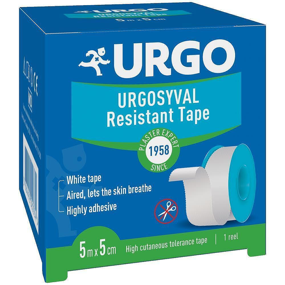 УРГОСИВАЛ ЛЕЙКОПЛАСТ 5М/5СМ СИН (КОПР.) | URGOSIVAL LEUKOPLAST 5M/5CM BLUE (COPR.)