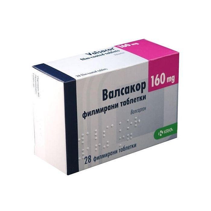 ВАЛСАКОР ТАБЛ.160МГ Х 28 | VALSAKOR tab. 160 MG X 28