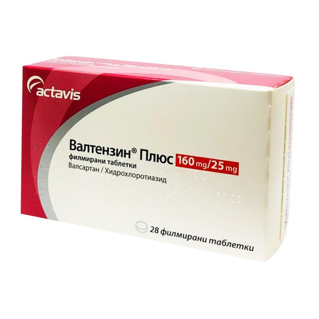 ВАЛТЕНСИН ПЛЮС ТАБЛ.160/25МГ Х 28 АК | VALTENSIN PLUS tab. 160/25 MG X 28 AC