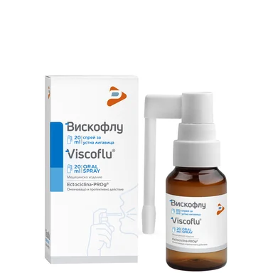 ВИСКОФЛУ СПРЕЙ ЗА УСТА 20 МЛ | VISCOFLU MOUTH SPRAY 20 ML