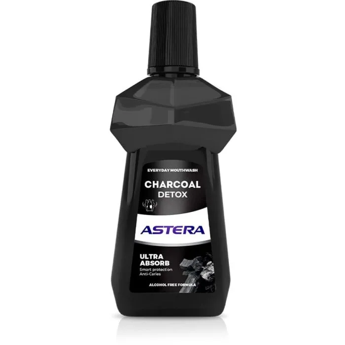 ВОДА ЗА УСТА АСТЕРА АКТИВЕН ВЪГЛЕН 500МЛ | ASTERA MOUTHWATER ACTIVATED CARBON 500ML