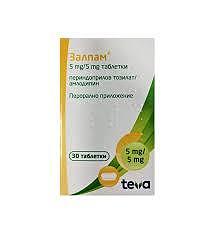 ЗАЛПАМ 5МГ/5МГ ТАБЛ. Х 30 | ZALPAM 5MG/5MG tab. X 30