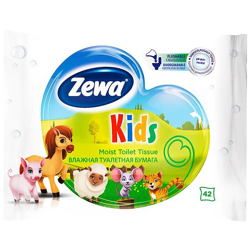 ЗЕВА ВЛАЖНА ТОАЛ.ХАРТИЯ 42БР МИКС | ZEVA WET TOILET PAPER 42PCS MIX