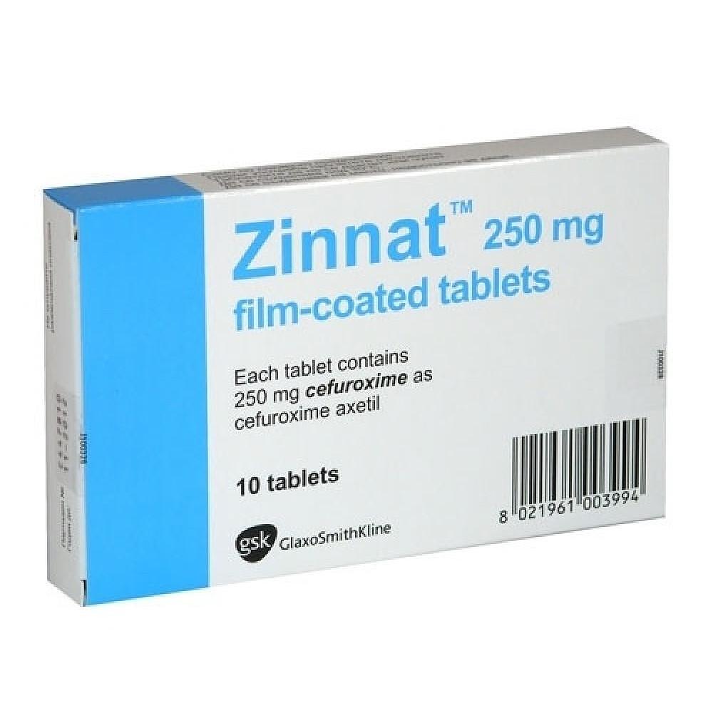 ЗИНАТ ТАБЛ. 250МГ Х 10 | ZINAT tab. 250MG X 10